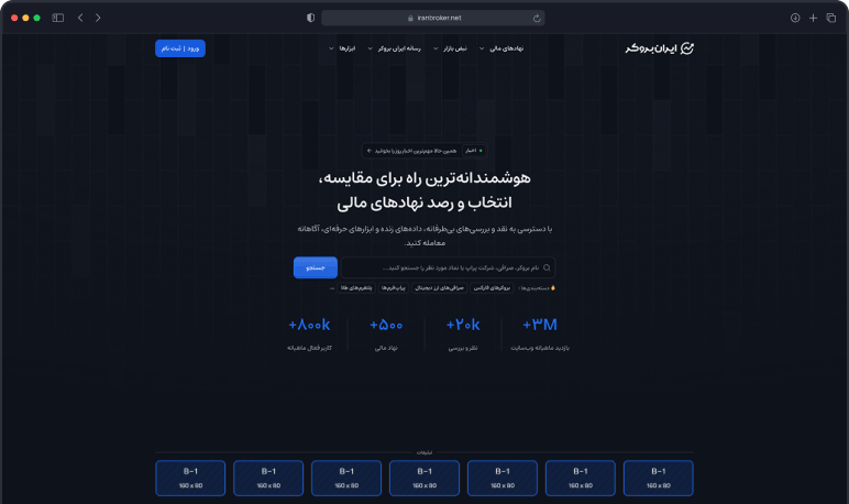 پیش‌نمایش جایگاه تبلیغاتی B