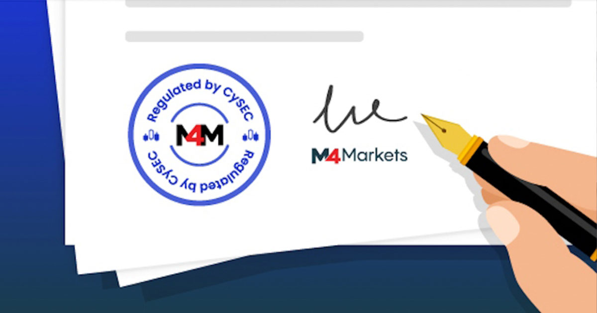بروکر M4Markets مجوز CySEC را برای ارائه خدمات به مشتریان اروپایی دریافت کرد!