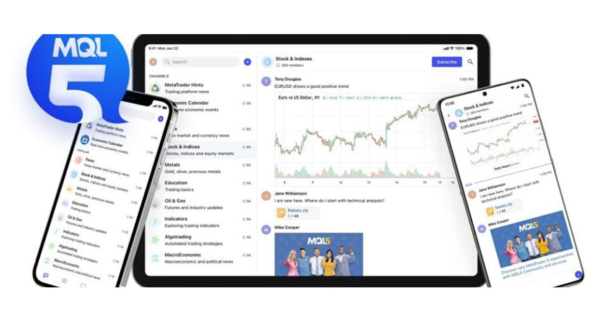 MetaQuotes پیام رسان امن MQL5 Channels را برای معامله‌گران منتشر کرد!