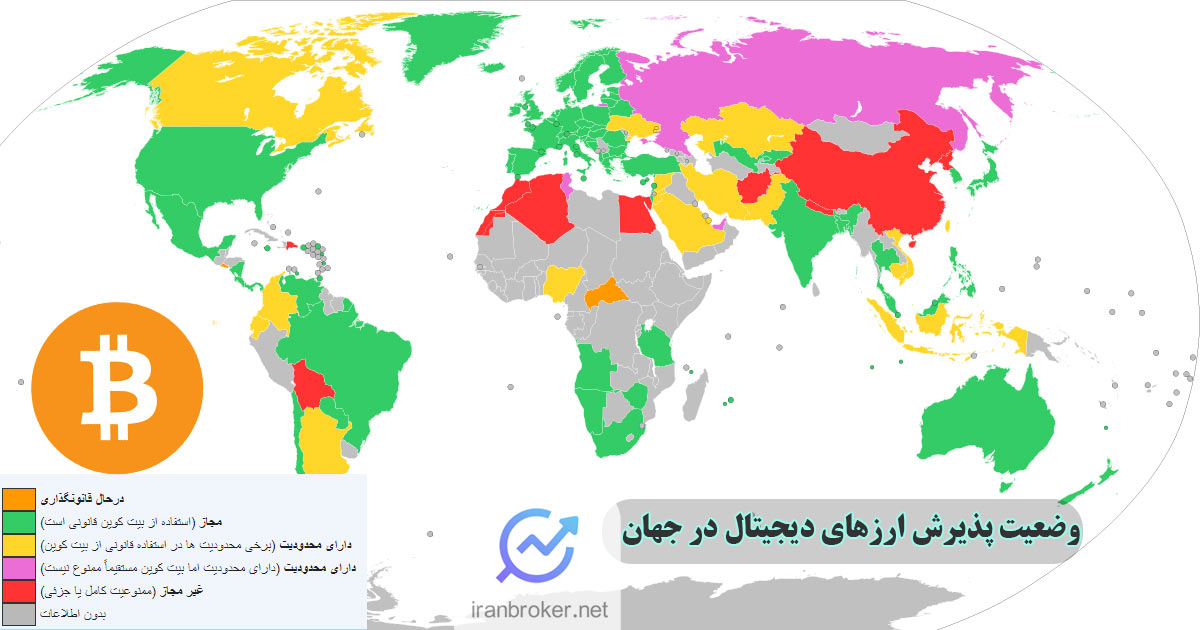 5 کشوری که بازار ارز دیجیتال را در دست خواهند گرفت