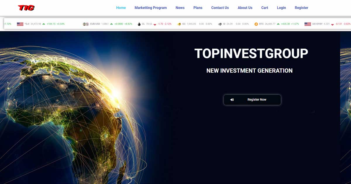 سایت کلاهبرداری تاپ اینوست گروپ - Top Invest Group