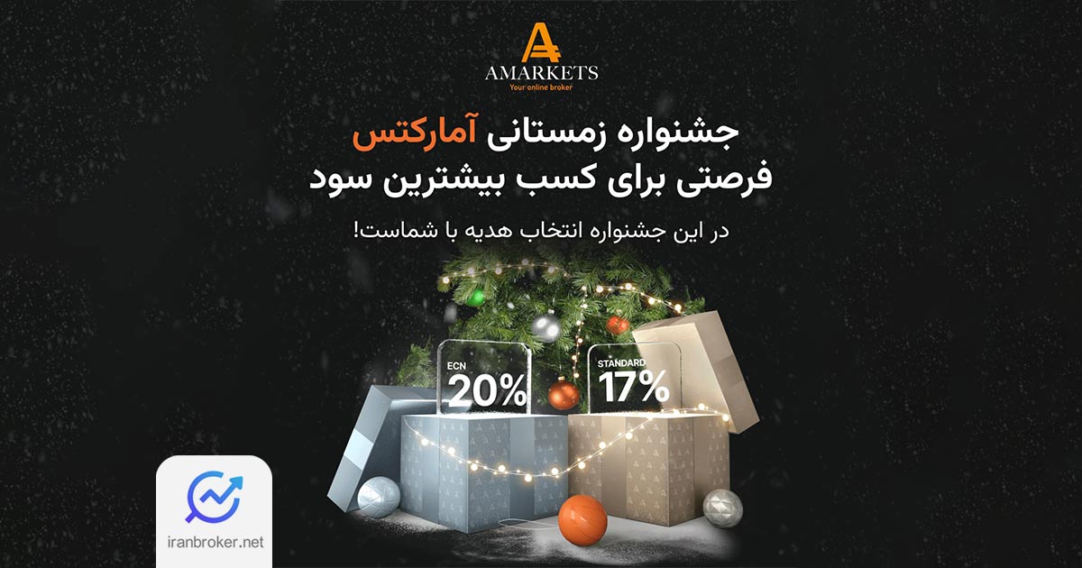 بروکر آمارکتس جشنواره زمستانی خود را با هدایای جذاب آغاز کرد