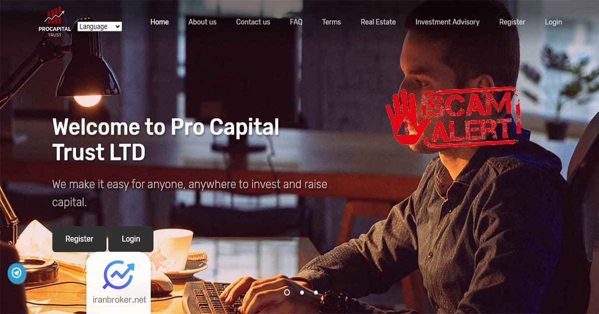 هشدار کلاهبرداری پرو کپیتال تراست (Pro Capital Trust LTD)