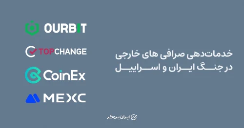 بررسی خدمات دهی صرافی های خارجی در  پی حملات هوایی به ایران