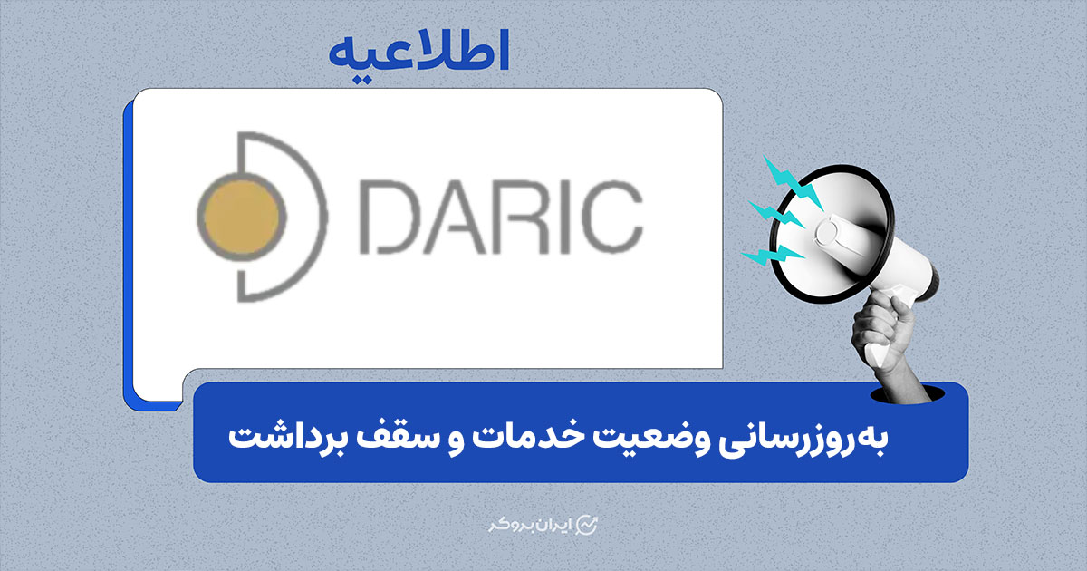 اعلام وضعیت خدمات پلتفرم طلای داریک؛ تعیین سقف برداشت و جزئیات تسویه حساب‌ها