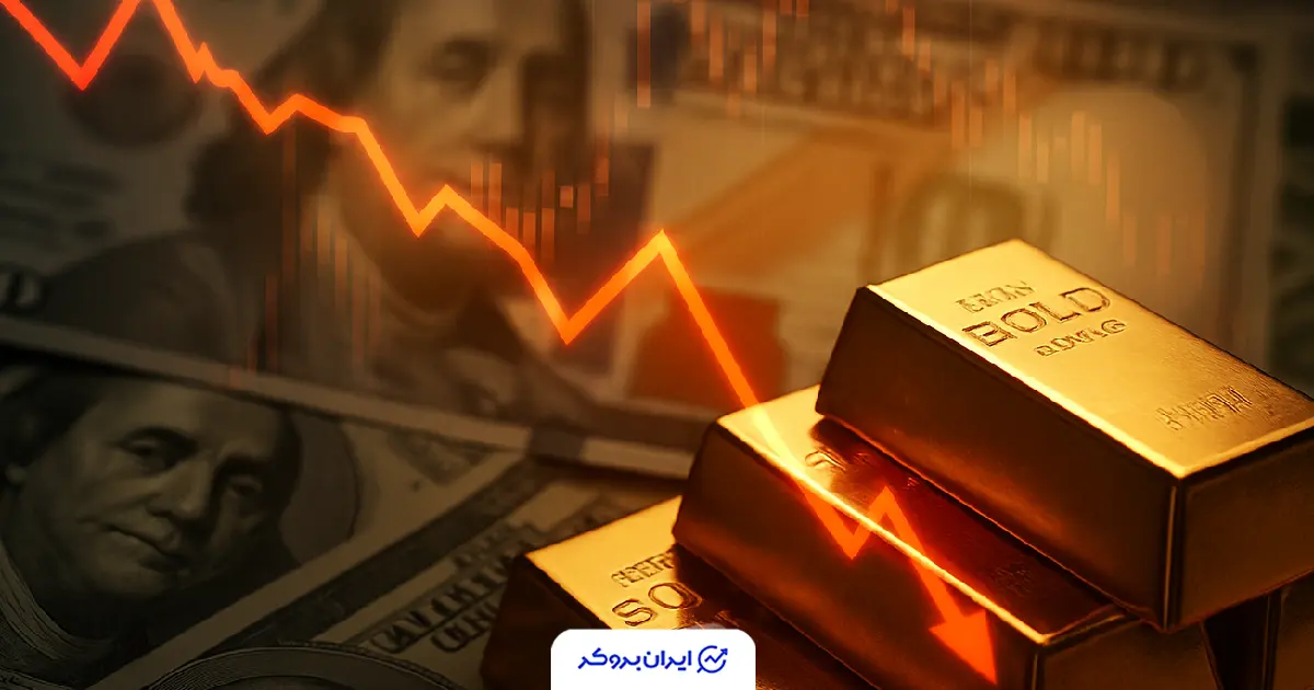 ریزش ناگهانی طلا به محدوده ۴,۵۰۰ دلار با جهش بازدهی اوراق آمریکا