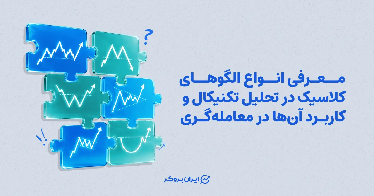 معرفی انواع الگوهای کلاسیک در تحلیل تکنیکال و کاربرد آن‌ها در معامله‌گری